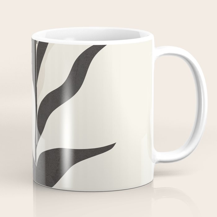 Abstract Minimal Plant Coffee Mug Gallery Image 1