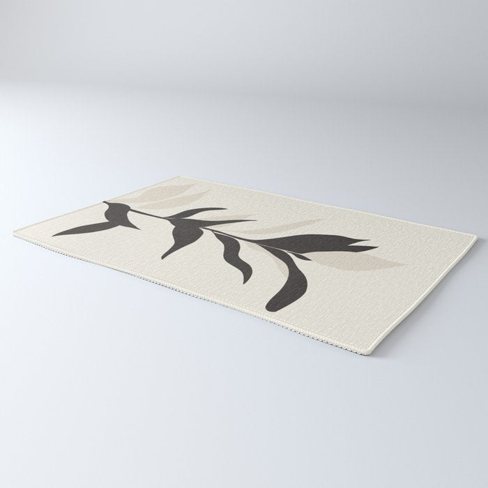 Abstract Minimal Plant Rug Gallery Image 3