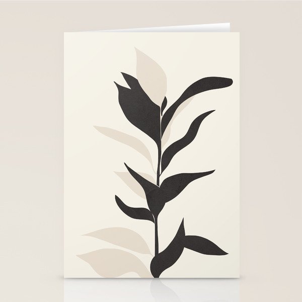 Abstract Minimal Plant Stationery Card Gallery Image 2