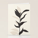 Abstract Minimal Plant Stationery Card Gallery Image 2