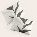 Abstract Minimal Plant Pillow Sham Gallery Image 3