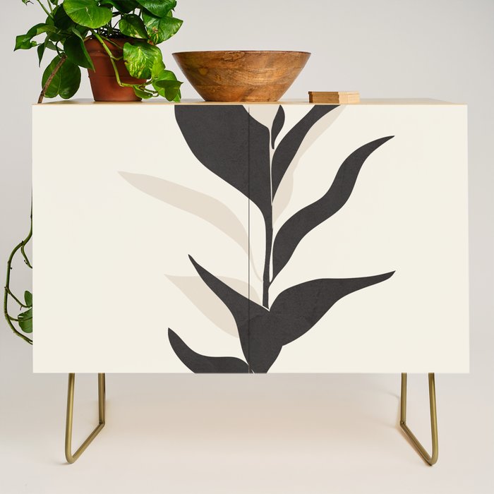 Abstract Minimal Plant Credenza Gallery Image 1