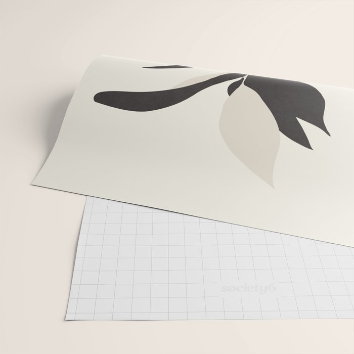 Abstract Minimal Plant Wrapping Paper Gallery Image 2