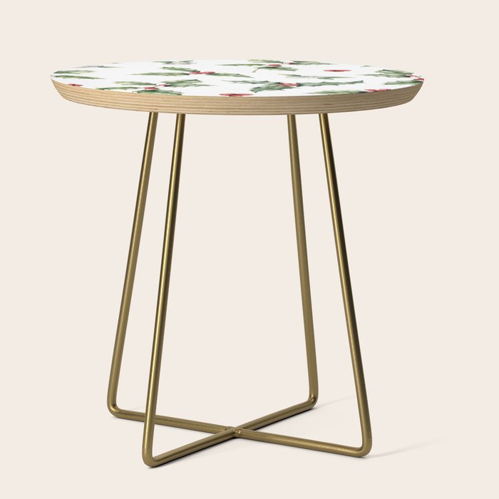 Christmas Holly Side Table Gallery Image 1