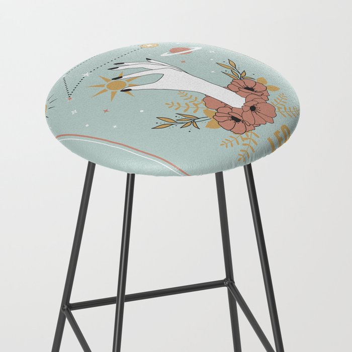 Leo Zodiac Series Stool Gallery Image 2