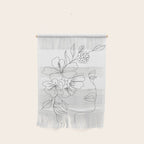 Minimal Line Art Woman Face II Wall Hanging Gallery Image 1