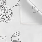 Minimal Line Art Woman Face II Wall Tapestry Gallery Image 3