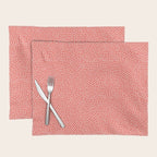 Living Coral Samekomon Spring Summer Placemat Gallery Image 1