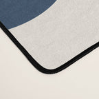 Mid Century Modern Geometric 199.2 in Navy Blue Orange Desk Mat Gallery Image 4