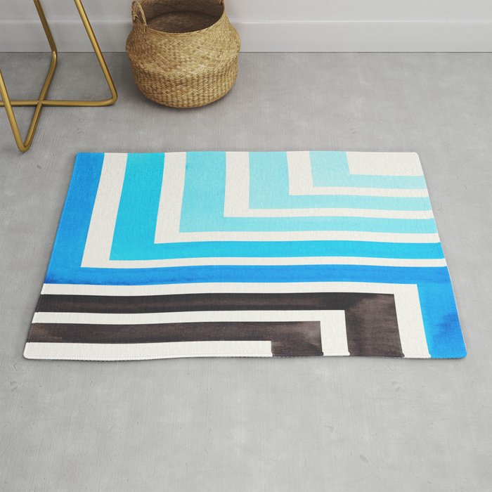 Cerulean Blue Rug Gallery Image 1