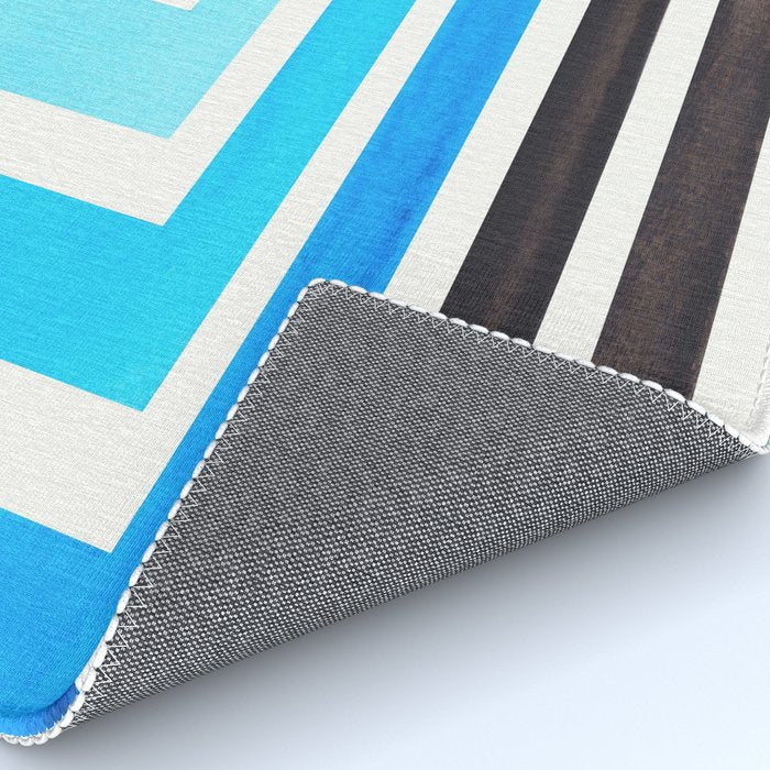 Cerulean Blue Rug Gallery Image 4