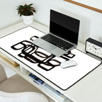 'Writing On The Wall' Mid Century Modern Fun Abstract Shapes  Desk Mat Gallery Image 2