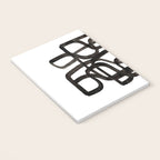 'Writing On The Wall' Mid Century Modern Fun Abstract Shapes  Notebook Gallery Image 3