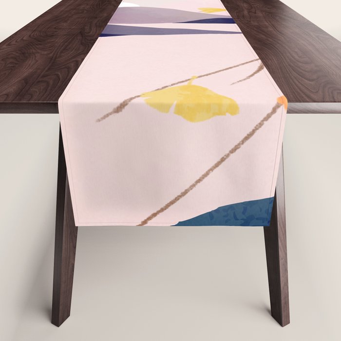 Midnight Bloom 02 Table Runner Gallery Image 1