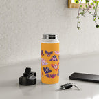 Bat - yellow Water Bottle Gallery Image 4