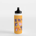 Bat - yellow Water Bottle Gallery Image 3