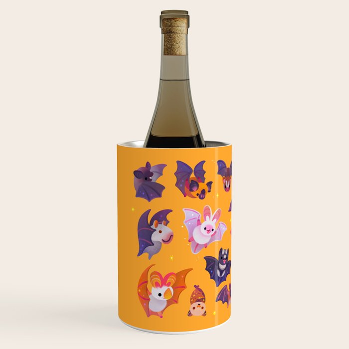 Bat - yellow Wine Chiller Gallery Image 2