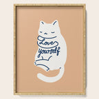Love Yourself Cat Serving Tray Gallery Image 1