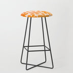 Retro Palms - ombre sunset Stool Gallery Image 1