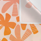 Retro Palms - ombre sunset Wall Tapestry Gallery Image 3