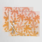 Retro Palms - ombre sunset Placemat Gallery Image 1