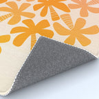 Retro Palms - ombre sunset Rug Gallery Image 4