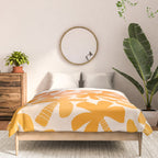 Retro Palms - ombre sunset Comforter Gallery Image 3