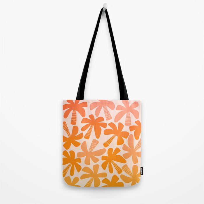 Retro Palms - ombre sunset Tote Bag Gallery Image 2
