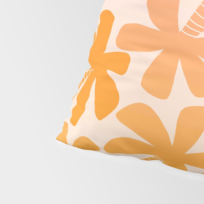Retro Palms - ombre sunset Pillow Sham Gallery Image 4