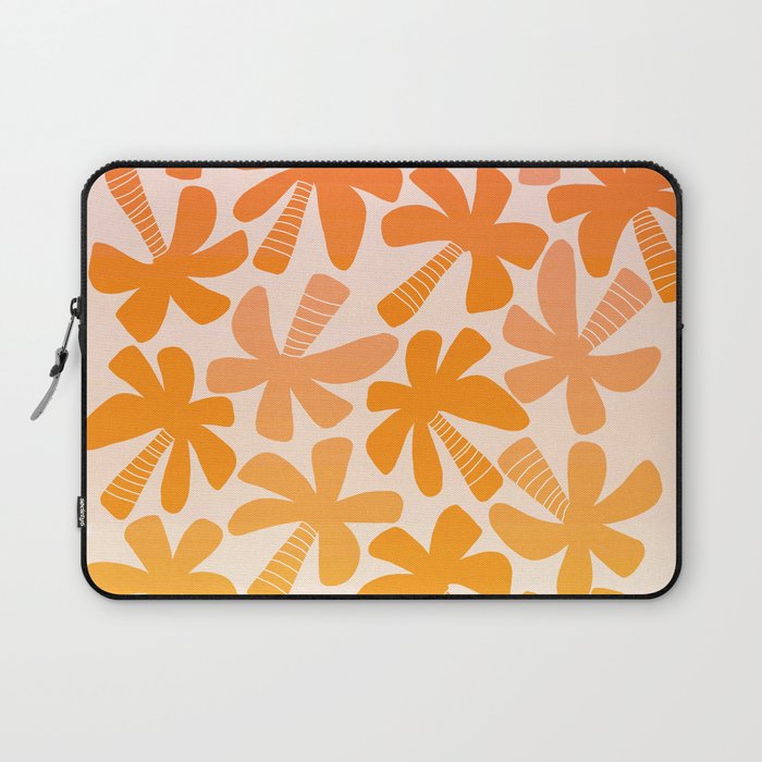 Retro Palms - ombre sunset Laptop Sleeve Gallery Image 1