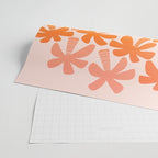 Retro Palms - ombre sunset Wrapping Paper Gallery Image 2