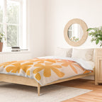 Retro Palms - ombre sunset Duvet Cover Gallery Image 2