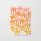 Retro Palms - ombre sunset Bath Mat Gallery Image 1