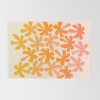 Retro Palms - ombre sunset Rug Gallery Image 2