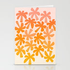 Retro Palms - ombre sunset Stationery Card Gallery Image 2