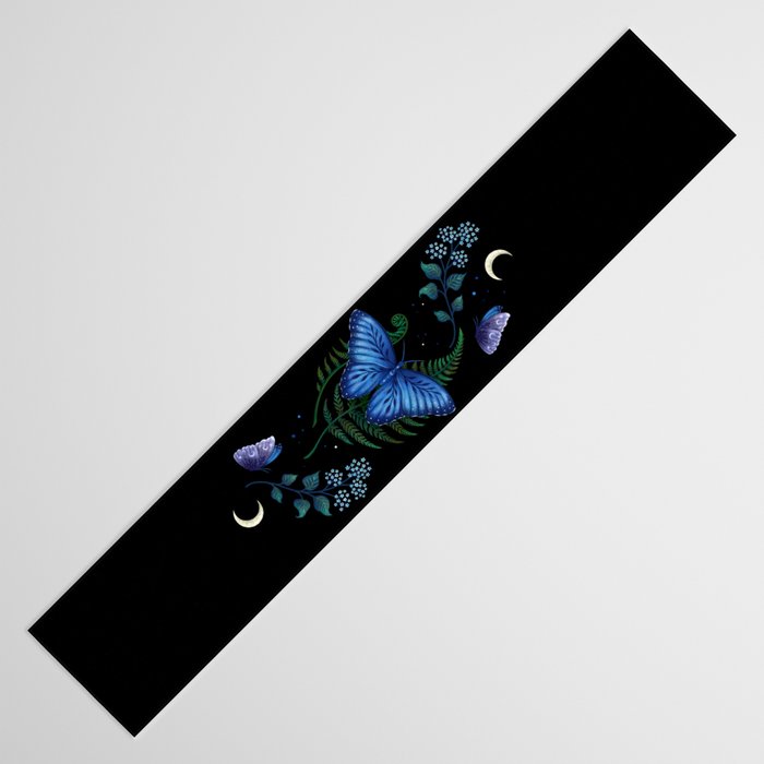 Blue Morpho Butterfly Table Runner Gallery Image 3