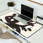Abstract line art eyes 3 Desk Mat Gallery Image 2