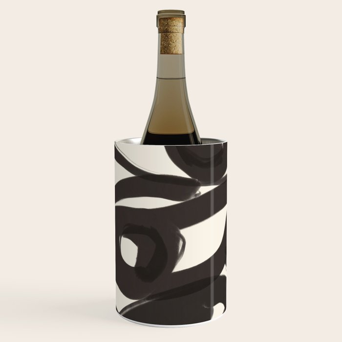 Abstract line art eyes 3 Wine Chiller Gallery Image 1