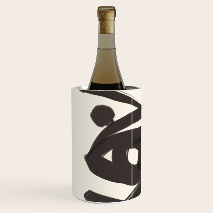 Abstract line art eyes 3 Wine Chiller Gallery Image 2