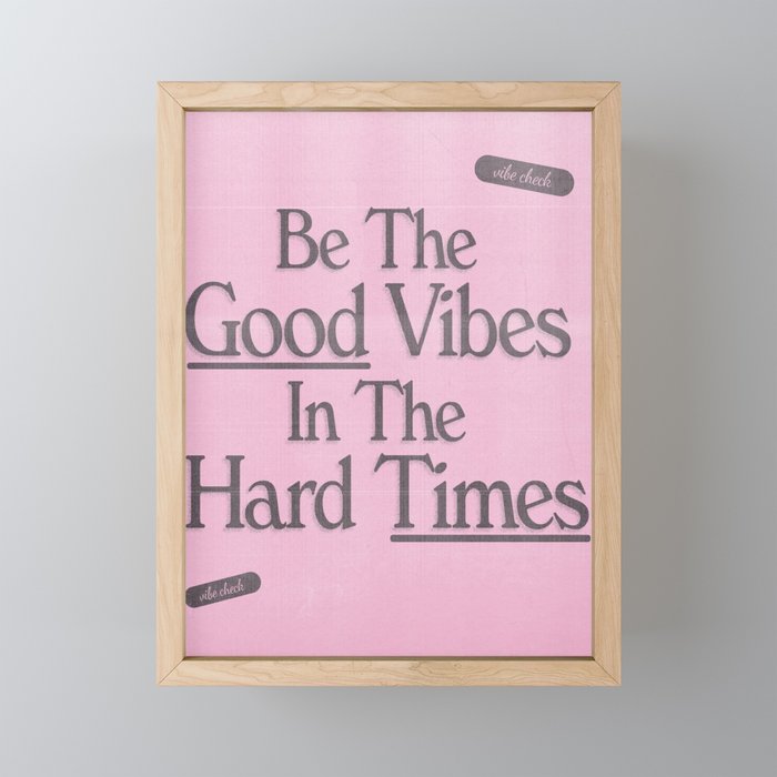 Good Vibes Mini Art Print Gallery Image 1