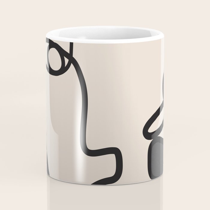 Interwoven Faces 1 Coffee Mug Gallery Image 4