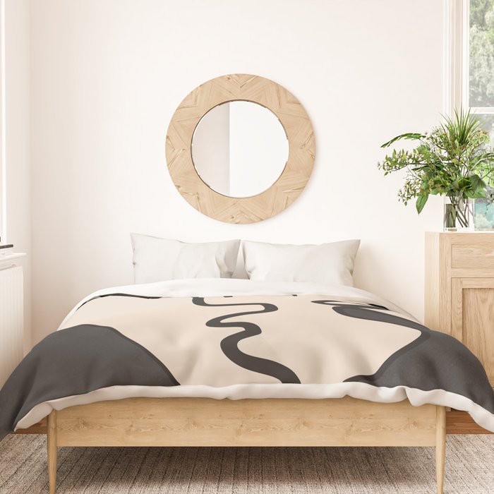 Interwoven Faces 1 Duvet Cover Gallery Image 3