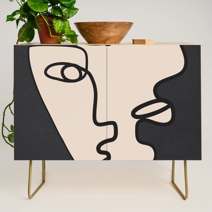 Interwoven Faces 1 Credenza Gallery Image 1