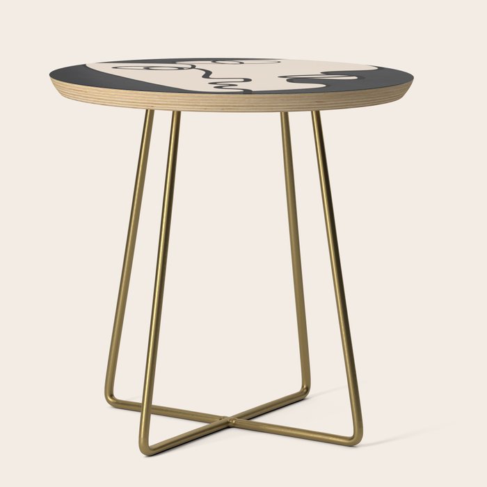 Interwoven Faces 1 Side Table Gallery Image 1