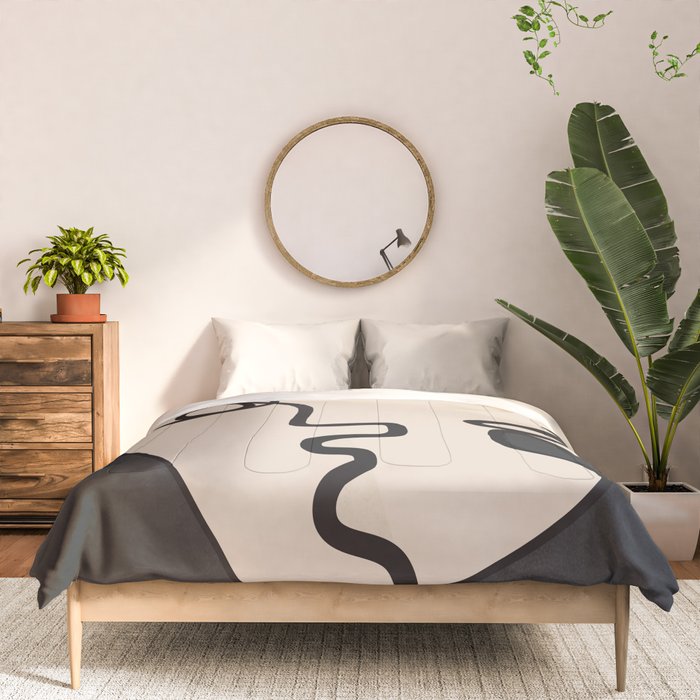 Interwoven Faces 1 Comforter Gallery Image 3