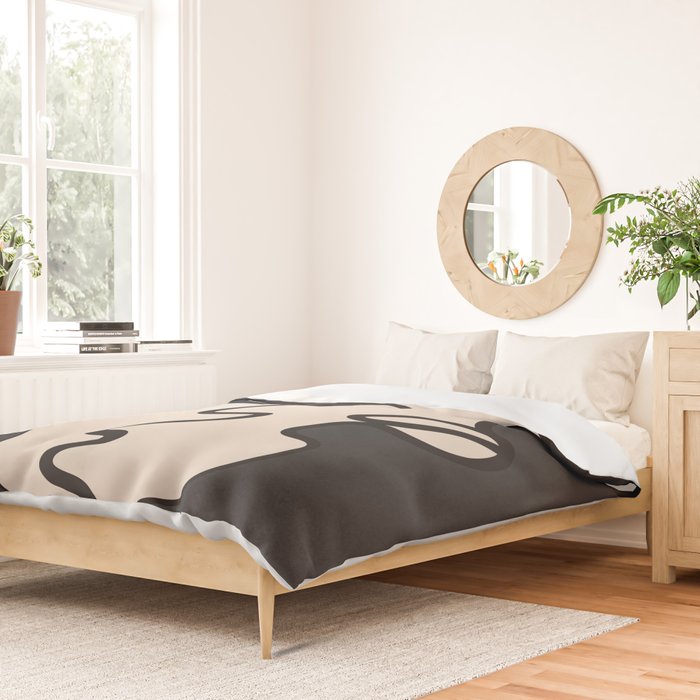 Interwoven Faces 1 Duvet Cover Gallery Image 2