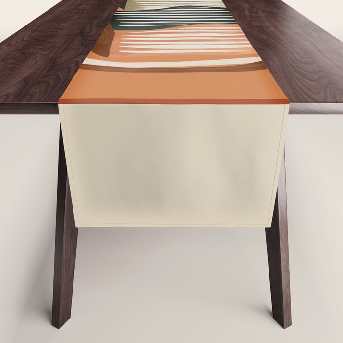 Stacked Abstract Cats Table Runner Gallery Image 1