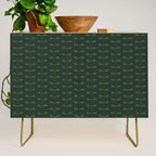 Dragonfly Pattern X Earthy Green Credenza Gallery Image 1