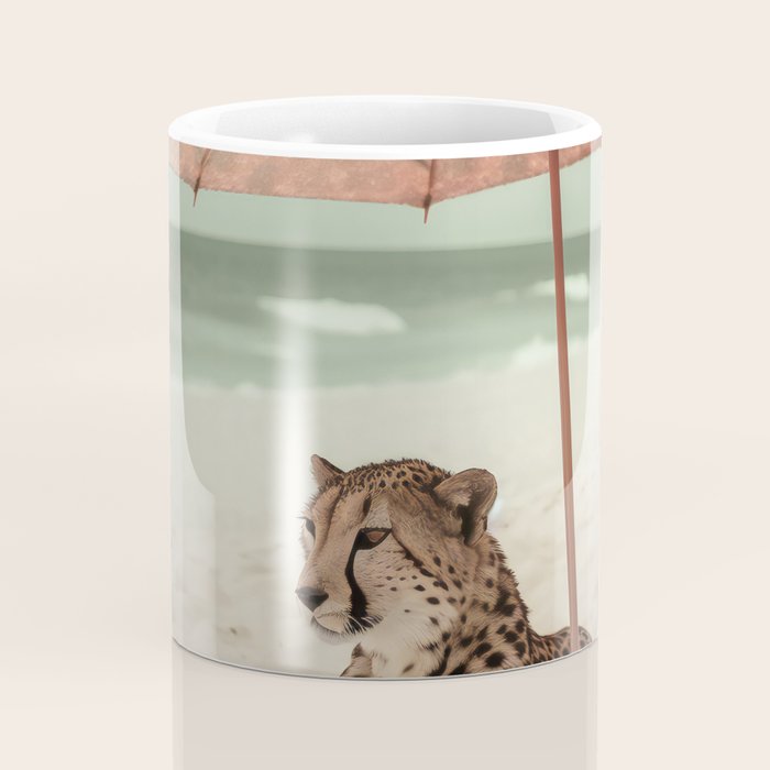 Cheetah's Vacation, Beach Prints Coffee Mug Gallery Image 4