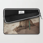 Cheetah's Vacation, Beach Prints Laptop Sleeve Gallery Image 2